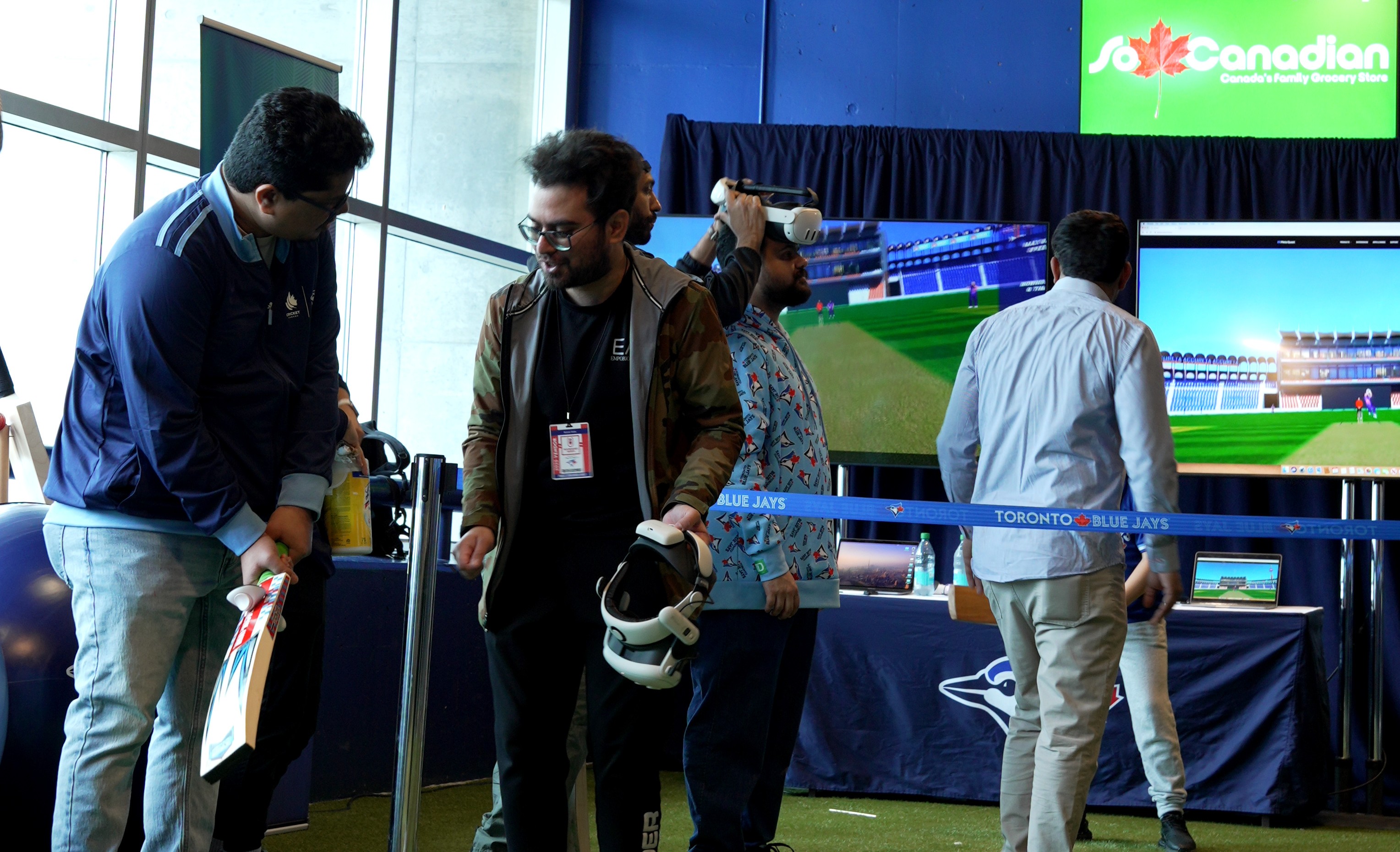 Corporate event with Baseball X